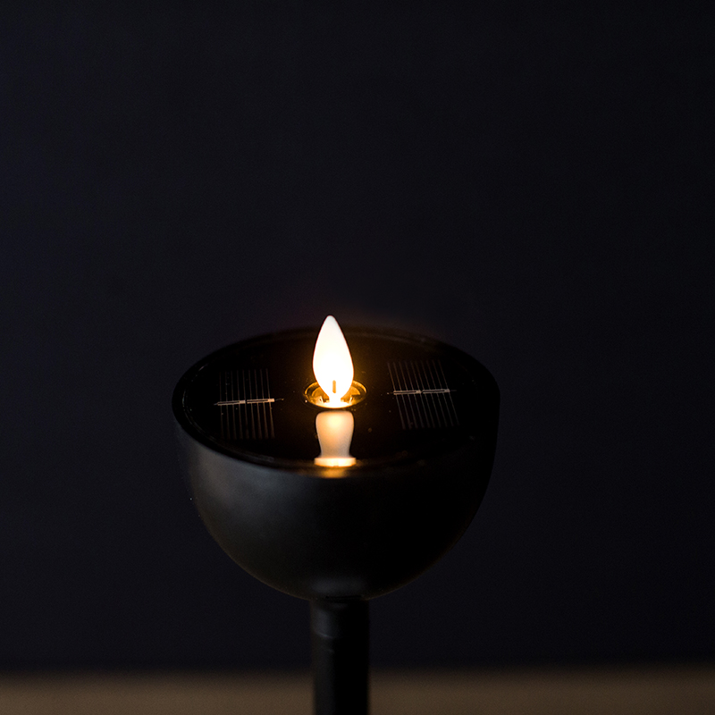 Vinum vitreum solarem, powered Flickering Flamless Candle