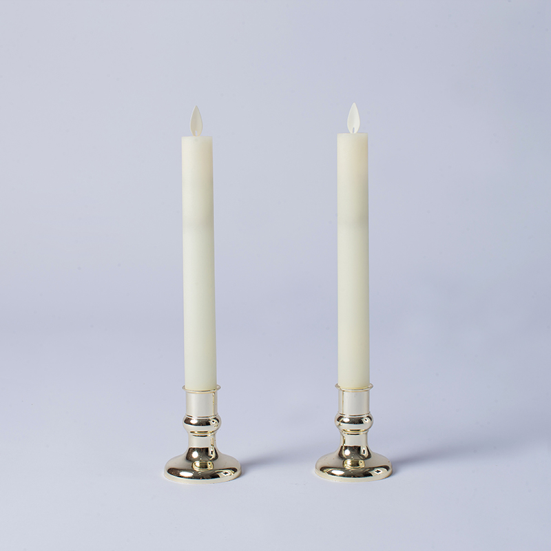 Ebur Flickering Flamless Taper Candles