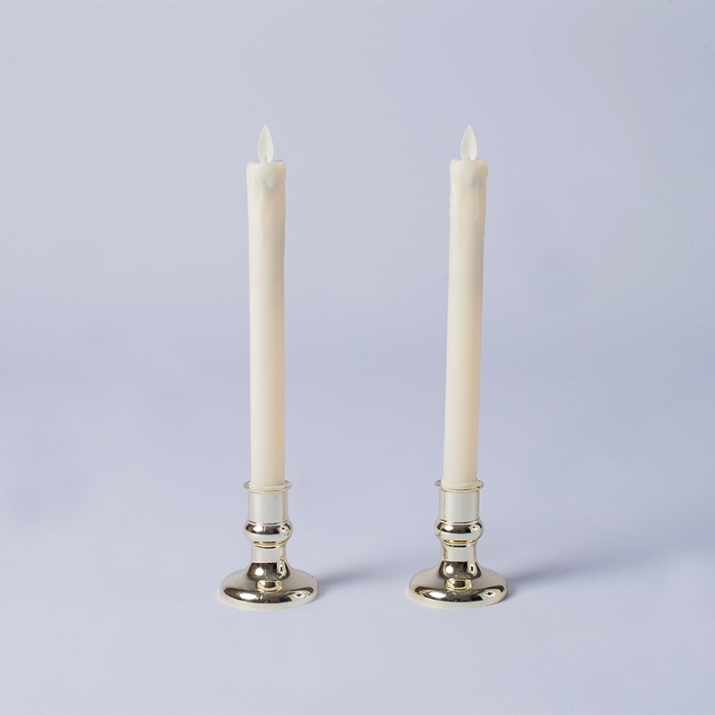 2 Pack dripping Cera Flammifera Taper Candelae