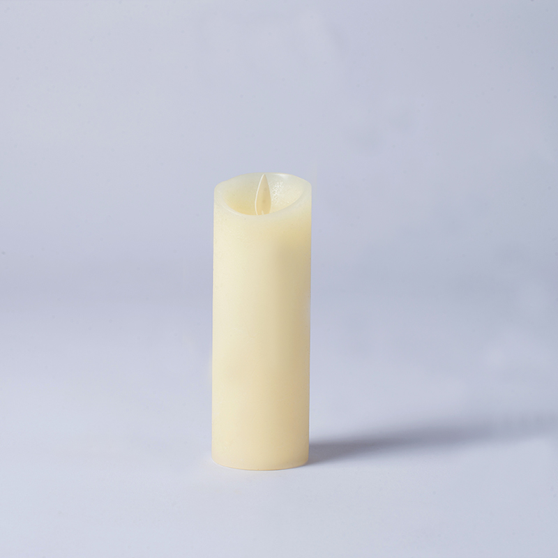 3 Pack Eburneum flammeum Columna Candelae