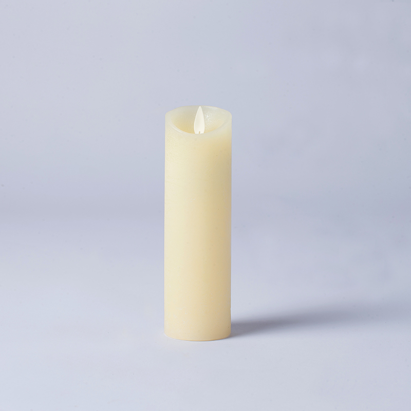 3 Pack Eburneum flammeum Columna Candelae