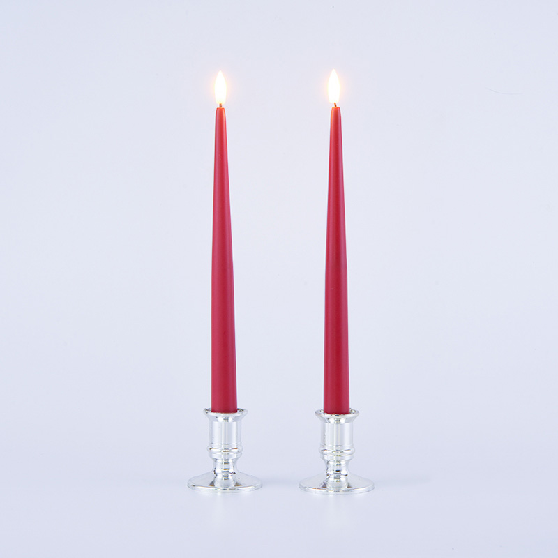 Set in II Flamméless Taper Candelæ cum Remotis